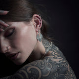 Boucles d'oreilles Sirius argent